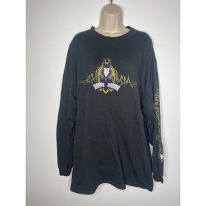 Vintage Disney Villains Long Sleeve 90s T Shirt Size XXL